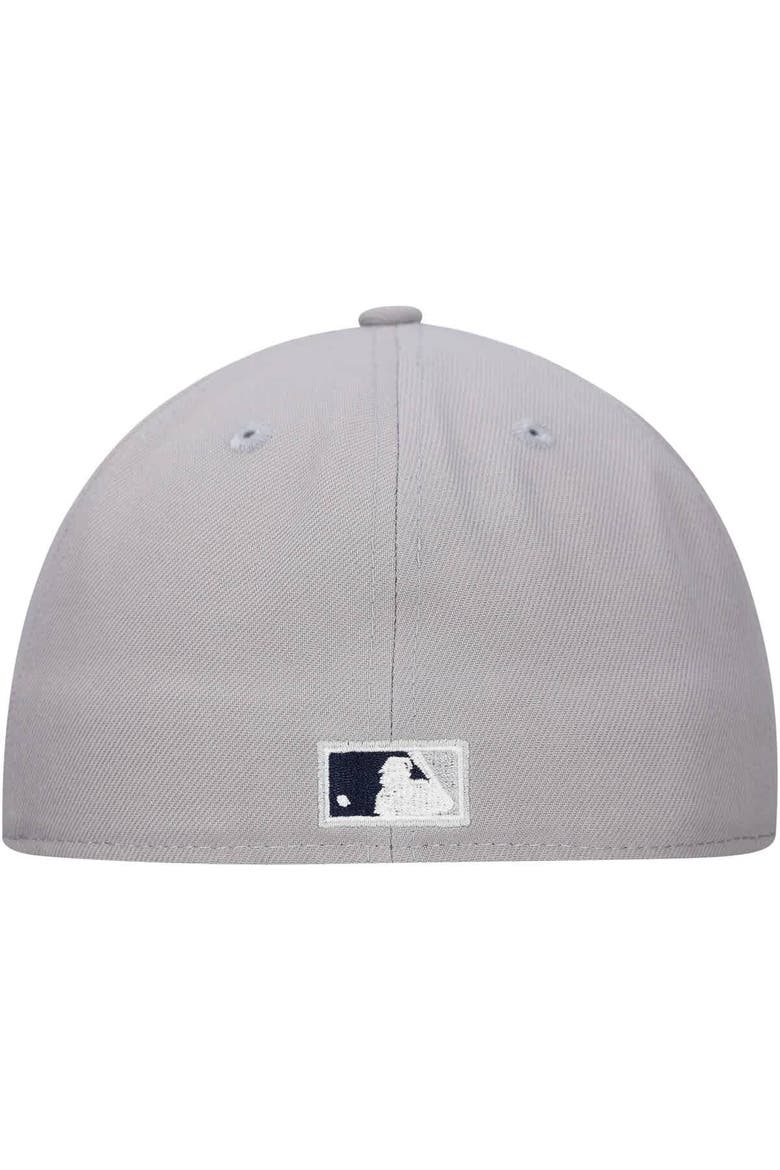 Men's New Era Gray New York Yankees  Duo Logo 2.0 59FIFTY Fitted Hat, Alternate, color, Gray