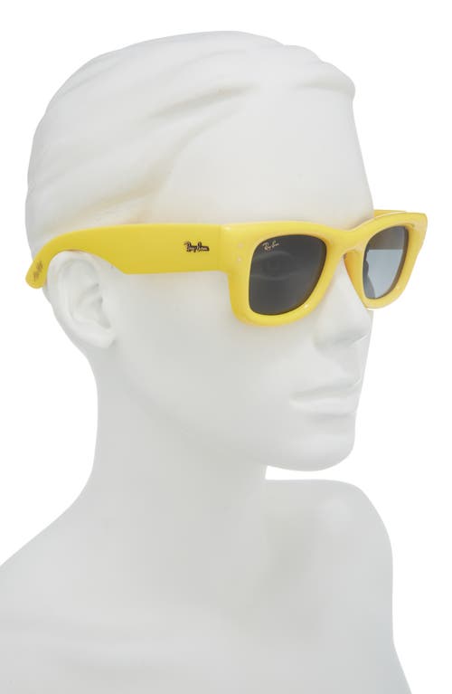 Ray Ban Ray-ban 47mm Small Square Sunglasses In Yellow
