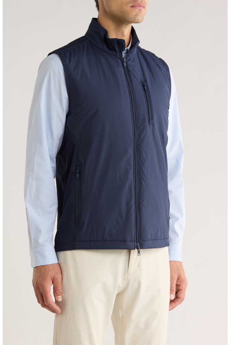 Northwood Mixed Media Vest, Alternate, color, NAVY