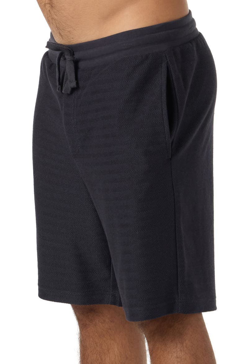 Bavaro Herringbone Drawstring Shorts, Alternate, color, PHANTOM