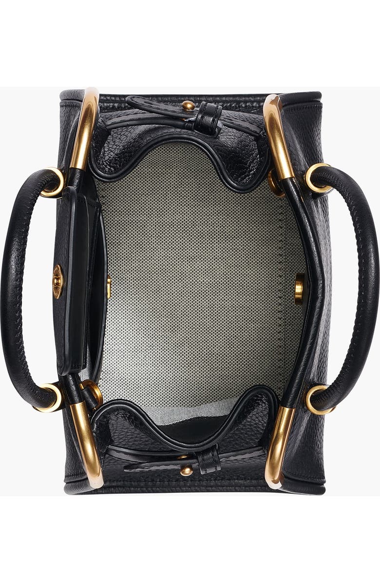 Donna Karan New York Satin Mini Satchel, Alternate, color, Blk/Gold