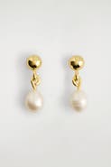 COS Freshwater Pearl Drop Earrings