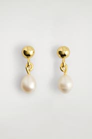 COS Freshwater Pearl Drop Earrings