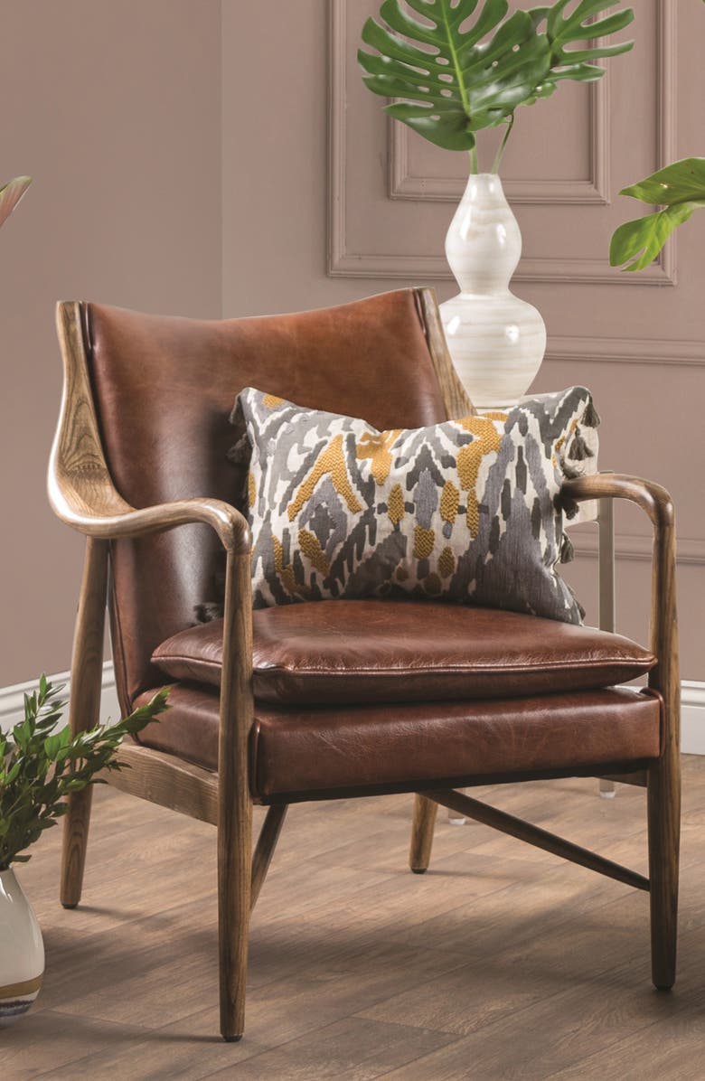 Villa Home Collection Onley Tassel Accent Pillow, Alternate, color, 