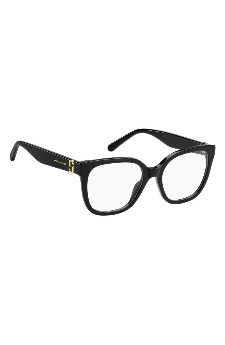 Marc Jacobs 53mm Square Optical Glasses, Alternate, color, 