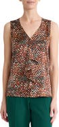 KASPER Cascade Print Sleeveless Top