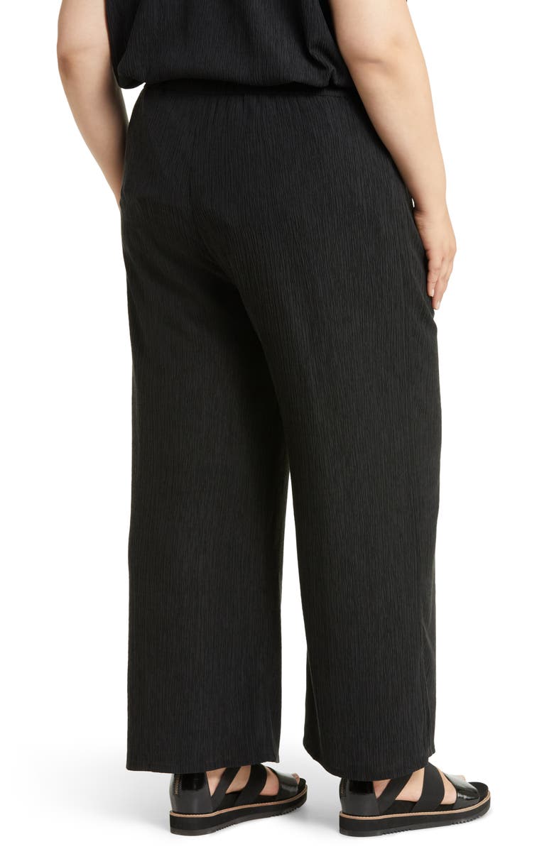 Eileen Fisher Textured Wide Leg Pants, Alternate, color, 