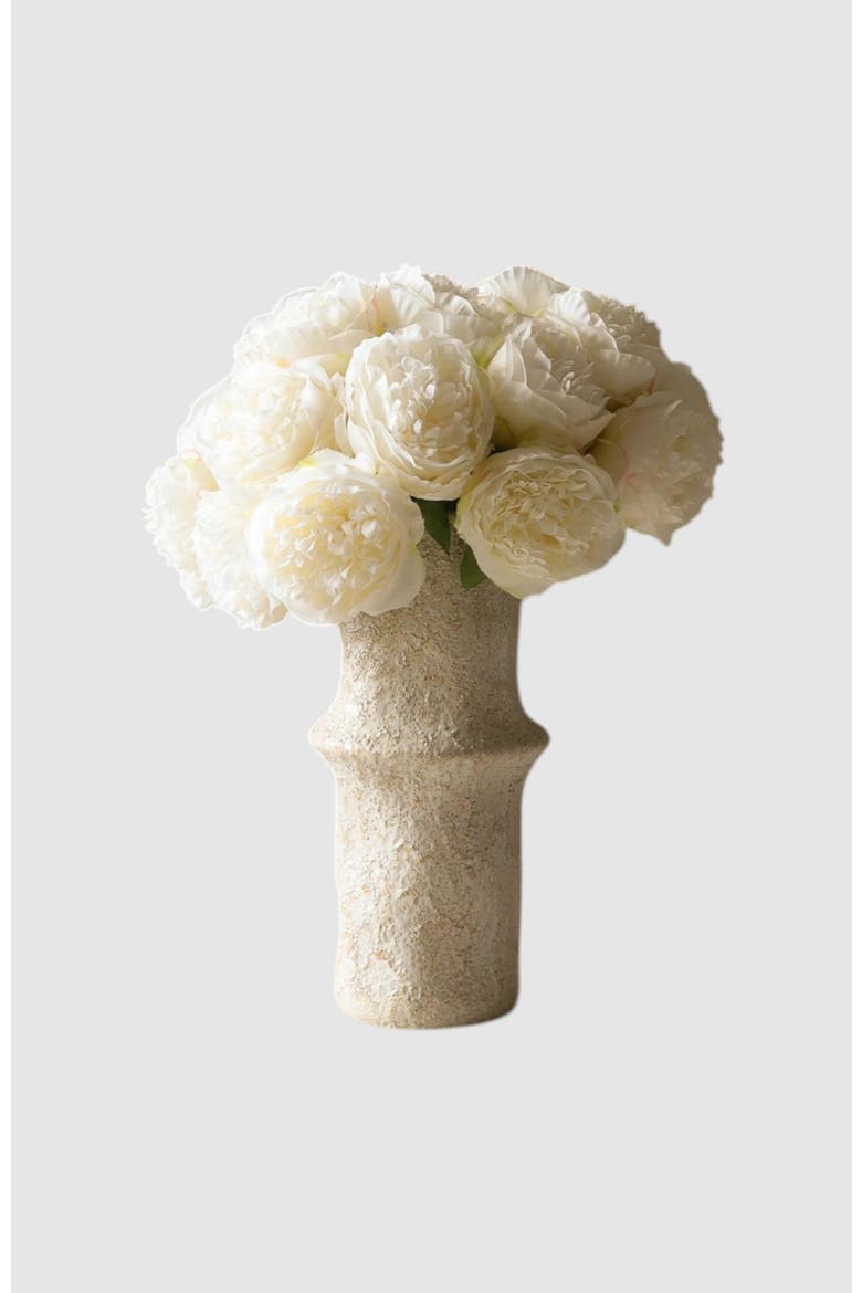 Grand Mini Peony Bouquet, Main, color, White