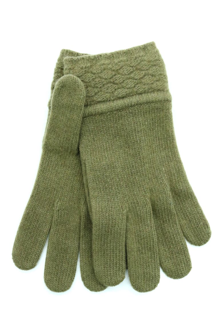 Cashmere Tech Gloves, Main, color, MARTINI OLIVE