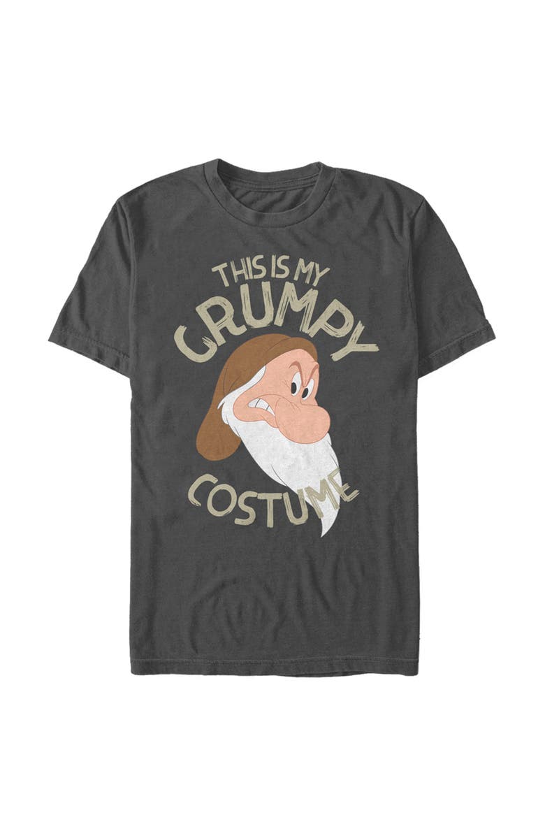 Snow White and the Seven Dwarfs Men's Snow White and the Seven Dwarfs This is my Grumpy Costume  Graphic T-Shirt, Main, color, Charcoal
