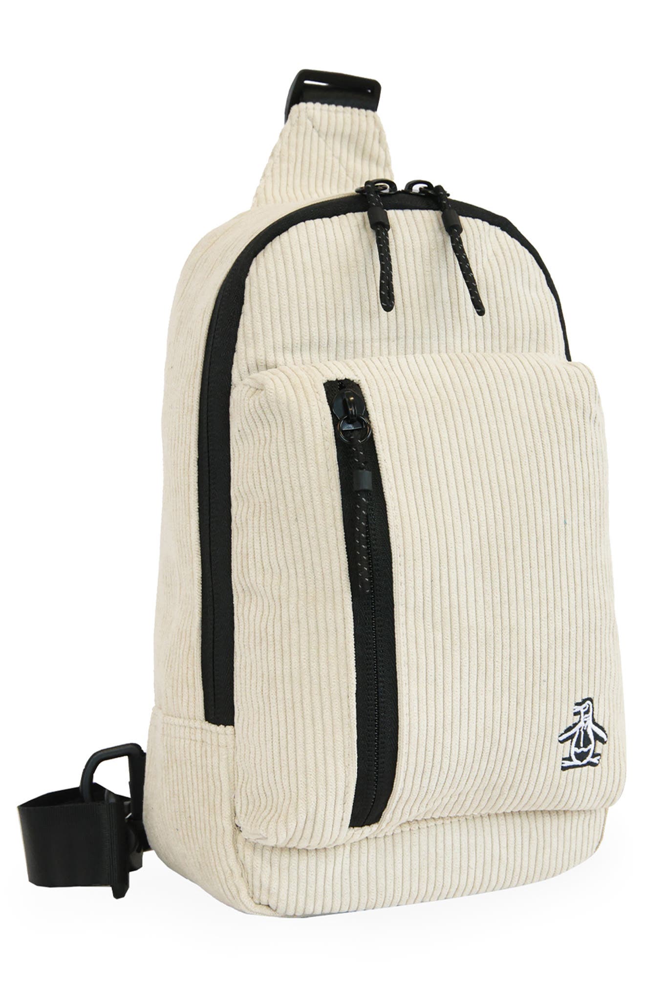 Original Penguin Corduroy Sling Bag, Alternate, color, Birch