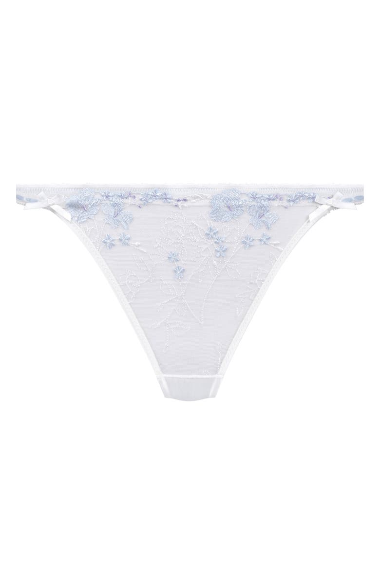 Hunkemöller Peonie Lace Thong, Alternate, color, Snow White