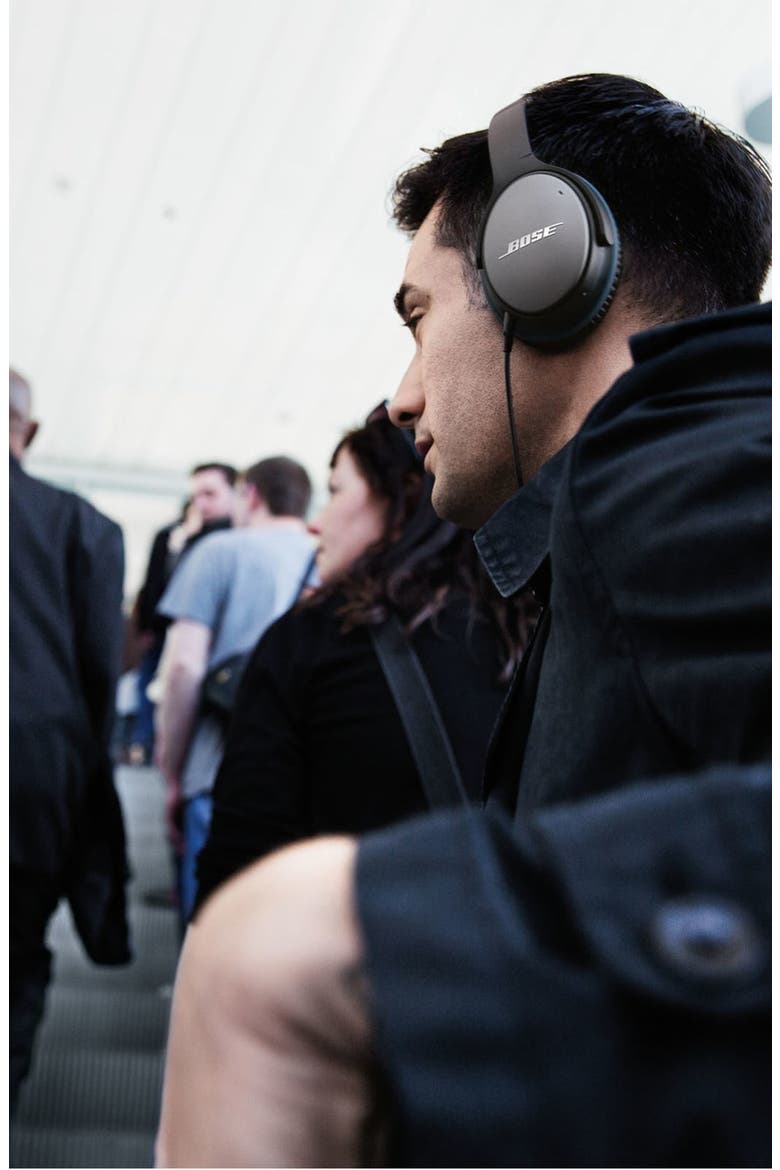 QuietComfort® 25 Acoustic Noise Cancelling® iOS Headphones, Alternate, color, BLACK