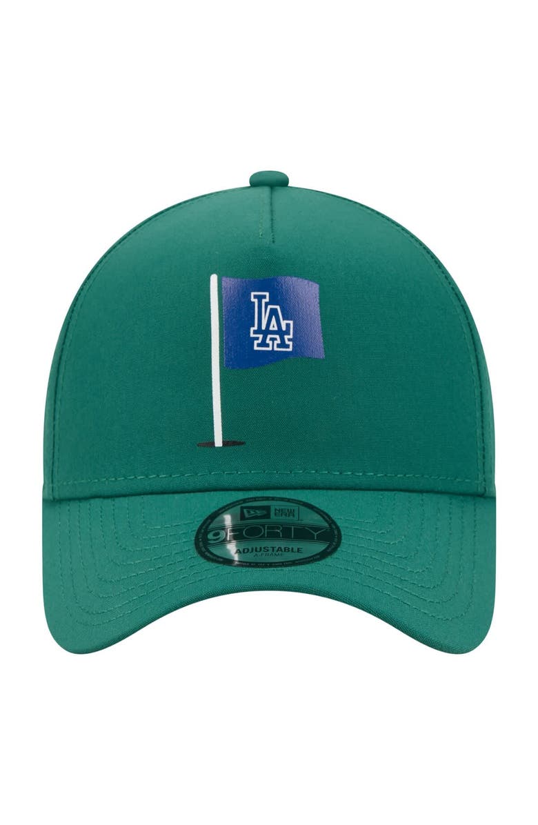 New Era Men's New Era  Green Los Angeles Dodgers Pin Seeker 9FORTY A-Frame Adjustable Hat, Alternate, color, Green