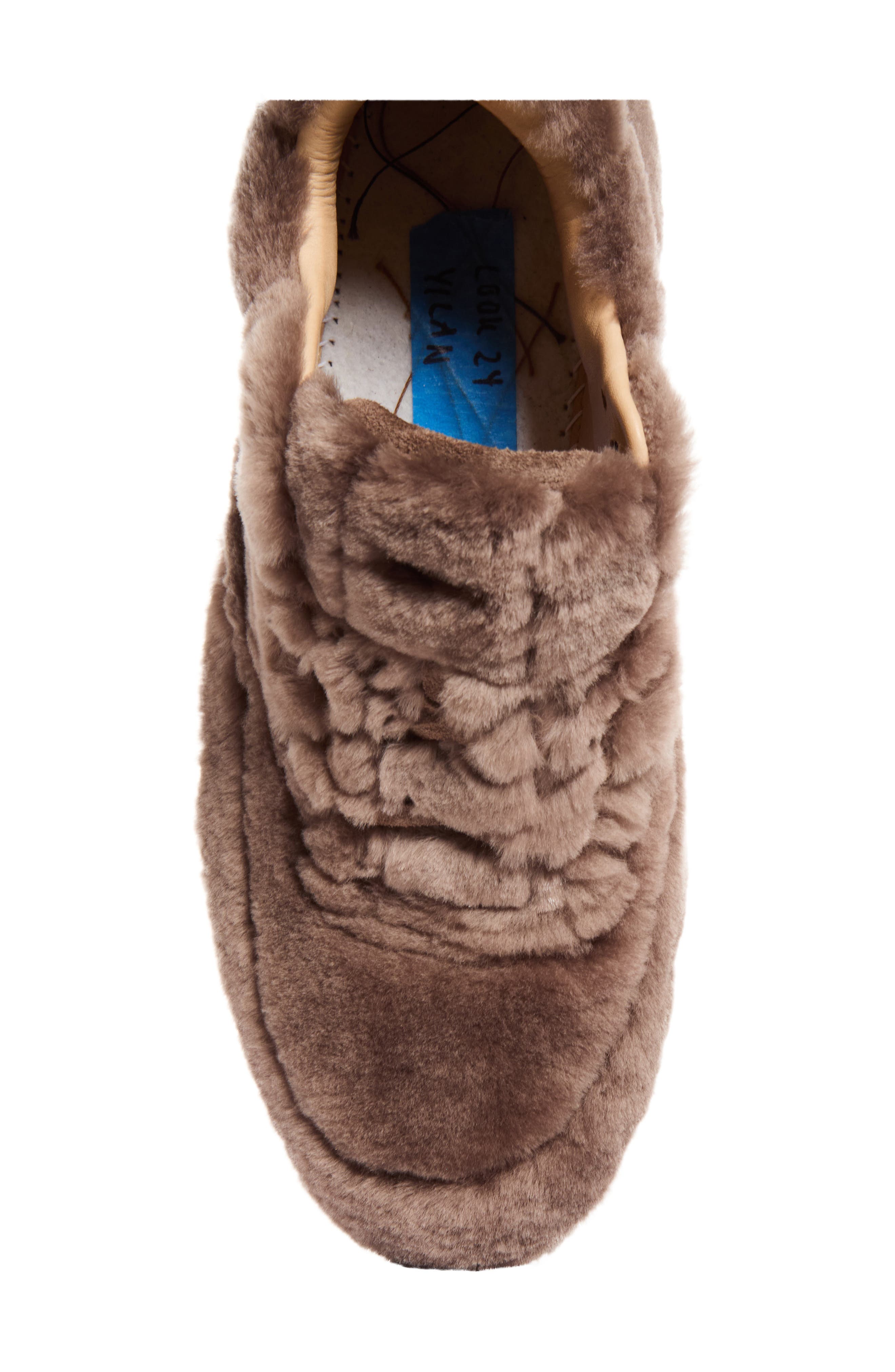 Ohio Genuine Shearling Sneaker, Alternate, color, MOCHA