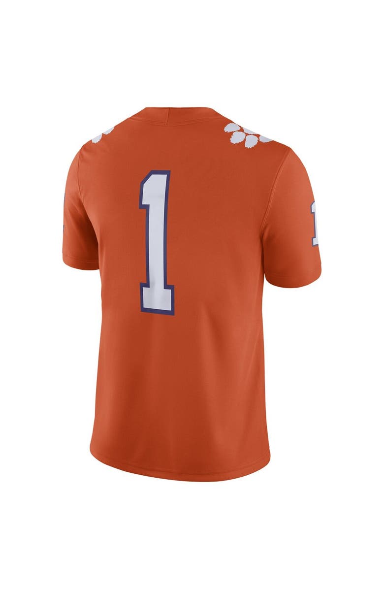 Nike Men's Nike Orange Clemson Tigers #1 Home Game Jersey, Alternate, color, Orange