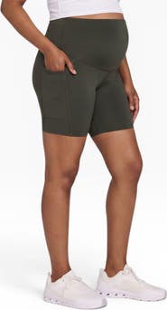 MOTHERHOOD MATERNITY 6 1/2" Active Pocket Maternity Biker Short