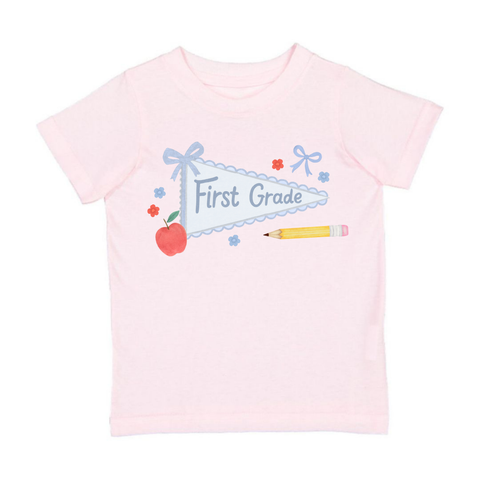 First Grade Pennant Short Sleeve T-Shirt
