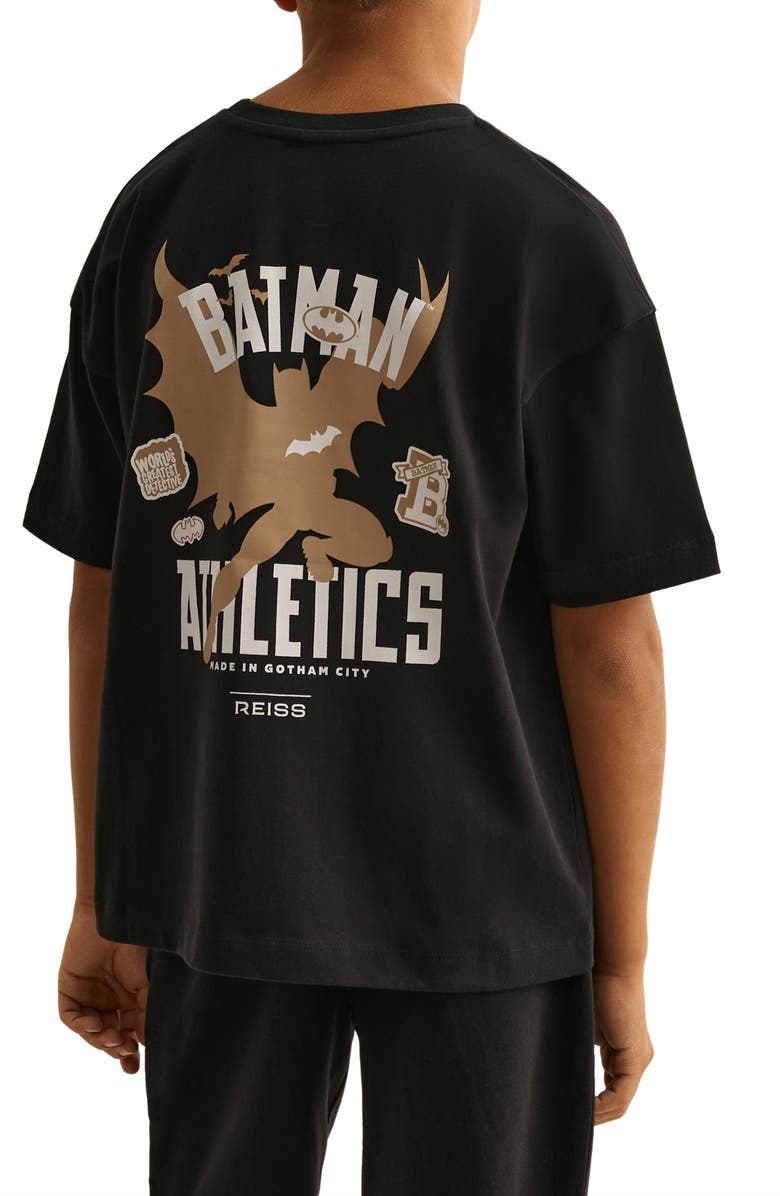 Reiss Kids' Robinson DC<sup>®</sup> Batman Graphic T-Shirt, Alternate, color, Black