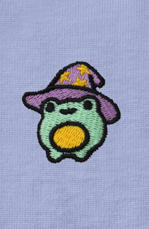 Dalix Sorcerer Frog Tee In Lavender Blue