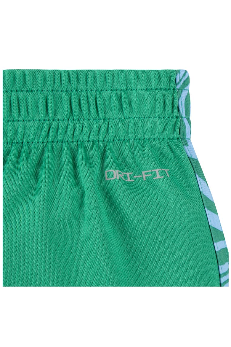 Kids' Dri-FIT Graphic Tee & Shorts Set, Alternate, color, STADIUM GREEN