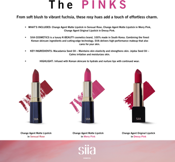 3-Pc. The Pinks Set