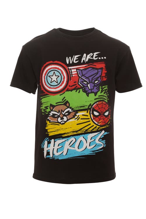 Marvel 3-pack Short Sleeve T-shirts In Multi