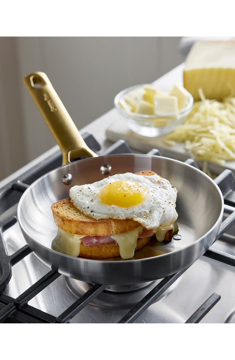 GreenPan Reserve Stainless Steel 8-Inch Frying Pan, Alternate, color, Stainless Steel