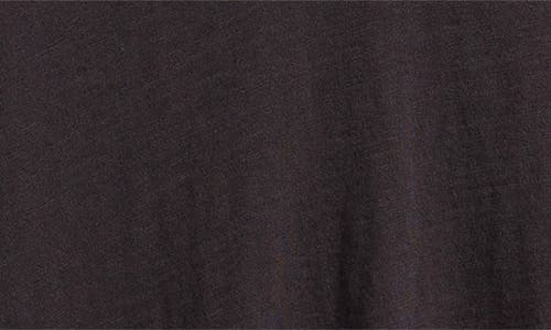Eileen Fisher Easy V-neck Organic Cotton T-shirt In Black