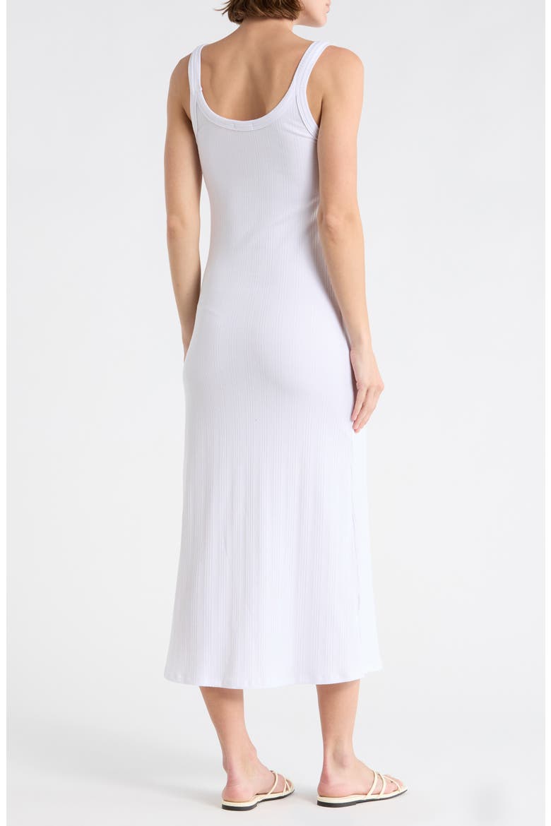 West Rib Tank Dress, Alternate, color, WHITE