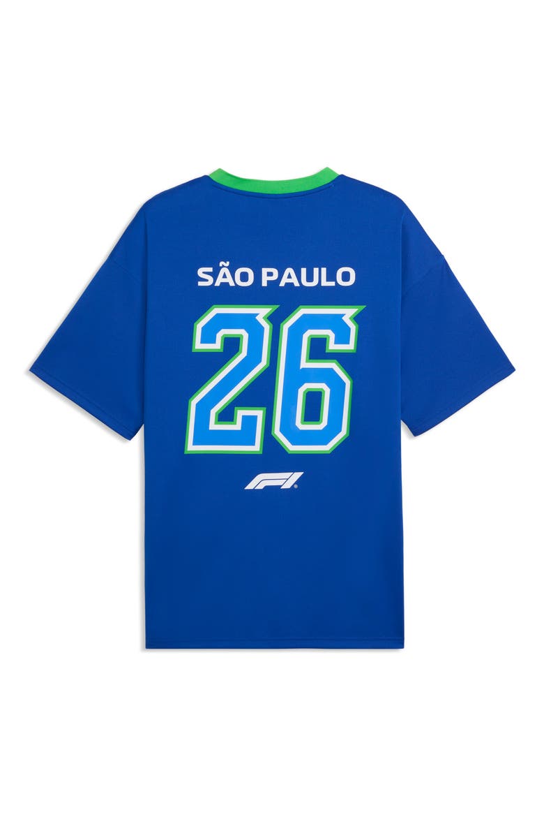 F1 Brazil Jersey, Alternate, color, FESTIVE BLUE