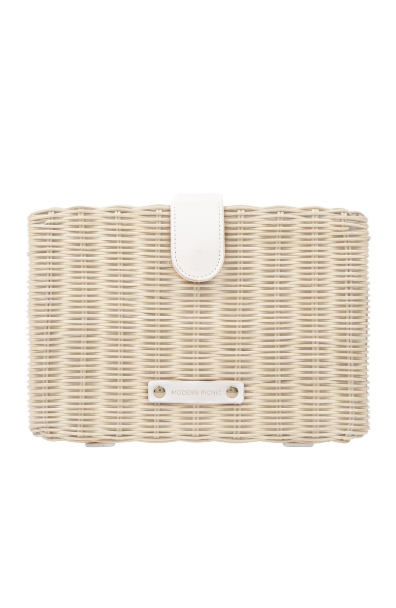 Modern Picnic THE SNACKER, Main, color, White Wicker