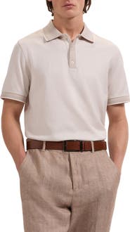 Bugatchi Jacquard Cotton Polo