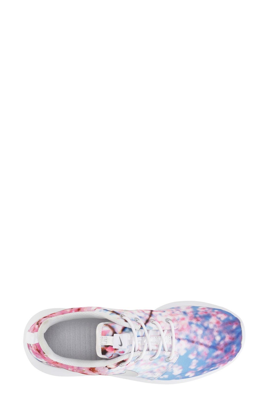 'Roshe Run' Sneaker, Alternate, color, WHITE/ PURE PLATINUM