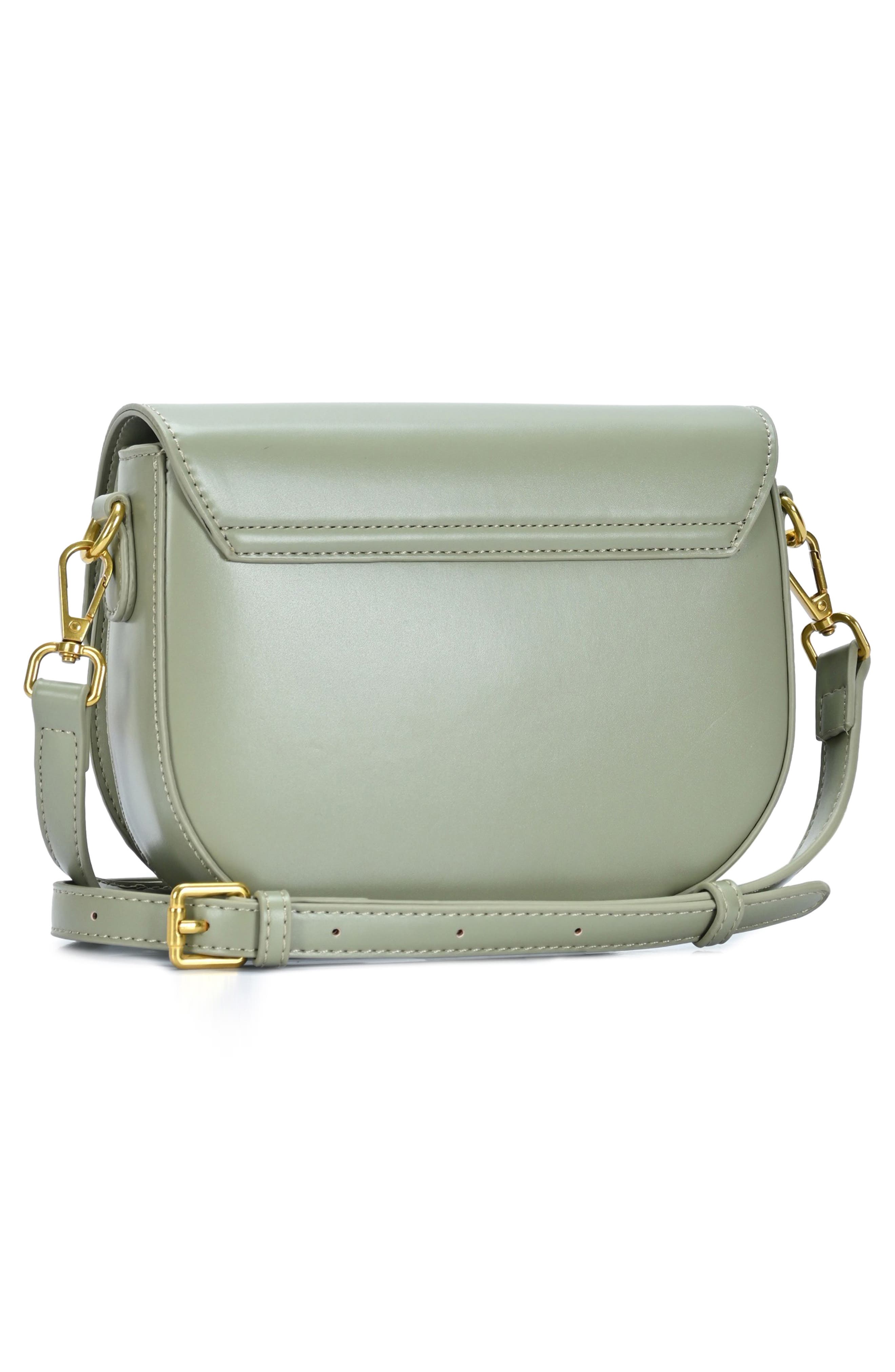 Miztique Saddle Crossbody Bag, Alternate, color, Moss