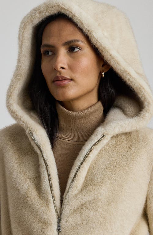 Ralph Lauren Lauren Faux Fur Anorak In White