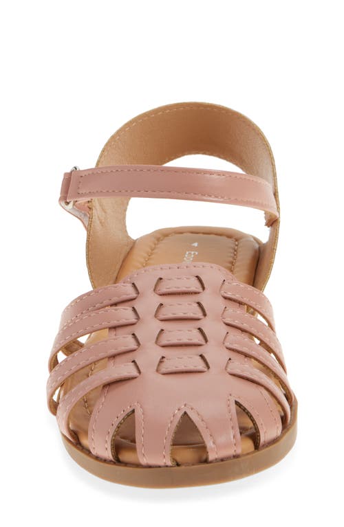 Extreme By Eddie Marc Kids' Basket Weave Sandal In Pink