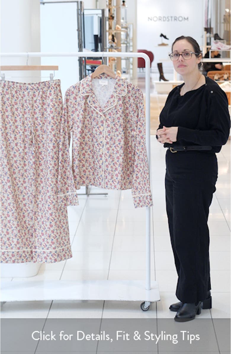 Coco Print Stretch Organic Cotton Pajamas, sales video thumbnail