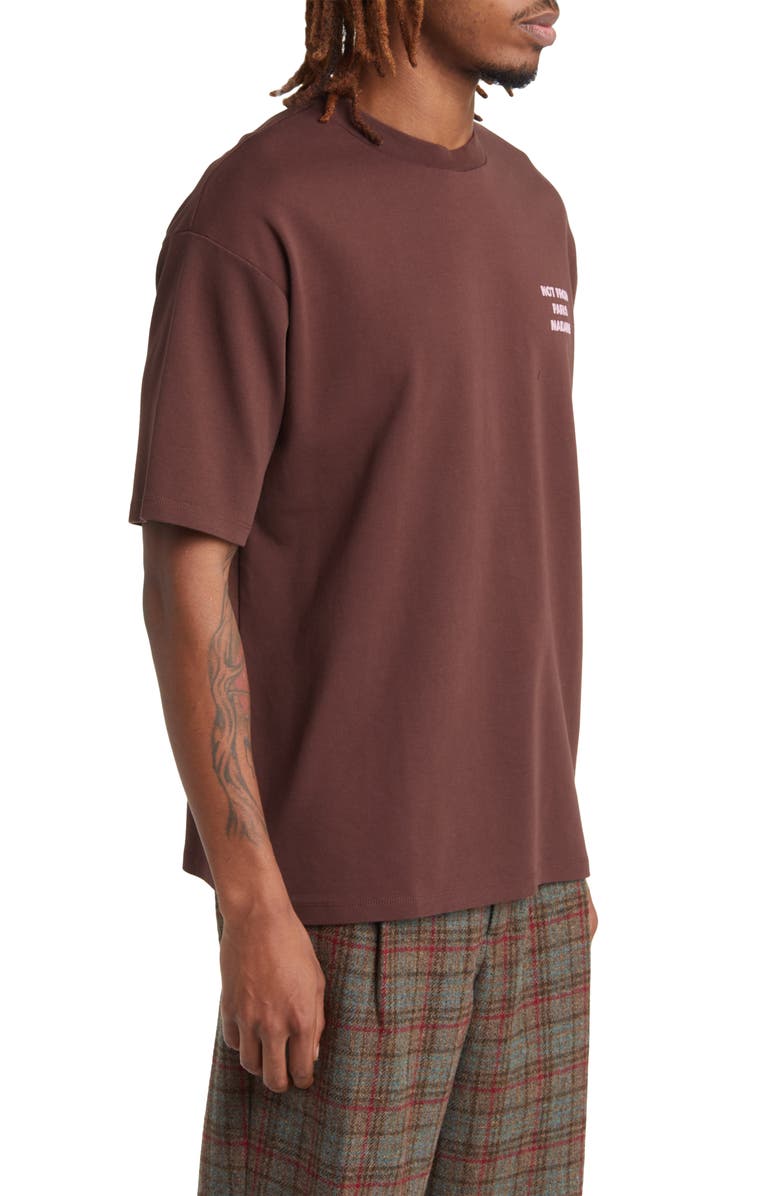 Drôle de Monsieur Le Slogan Logo Graphic T-Shirt, Alternate, color, 