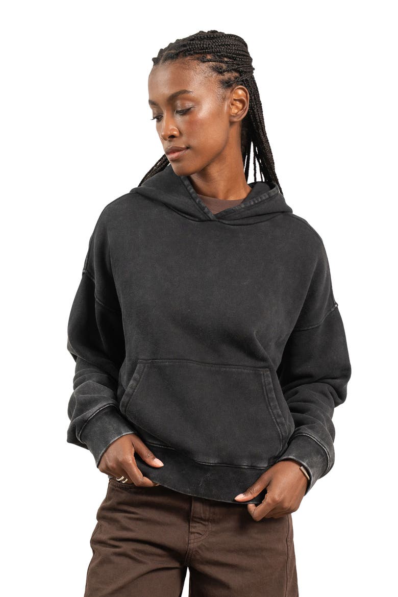 The Womens Dream Terry Hoodie, Main, color, Vintage Black