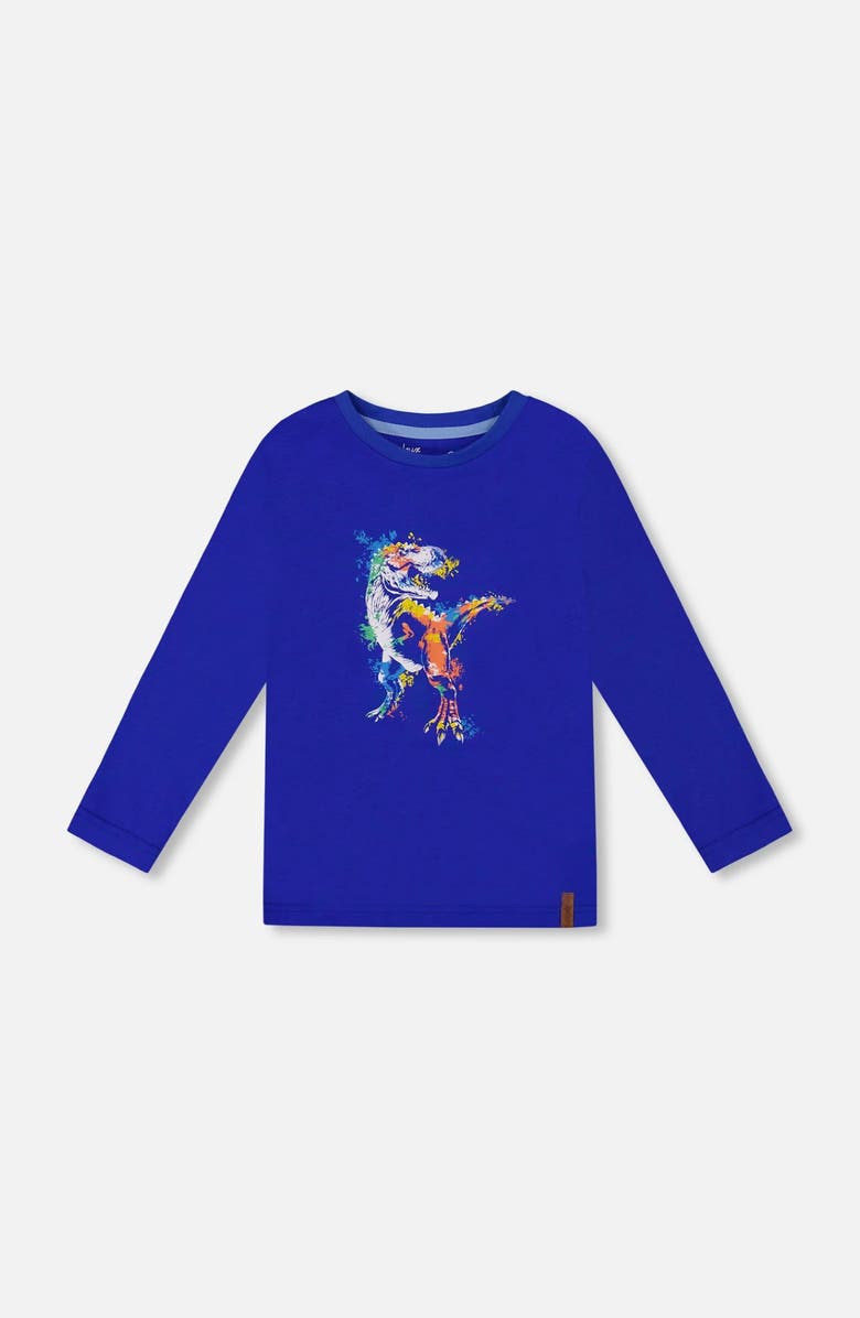 Deux par Deux Long Sleeve Jersey Tee, Main, color, 