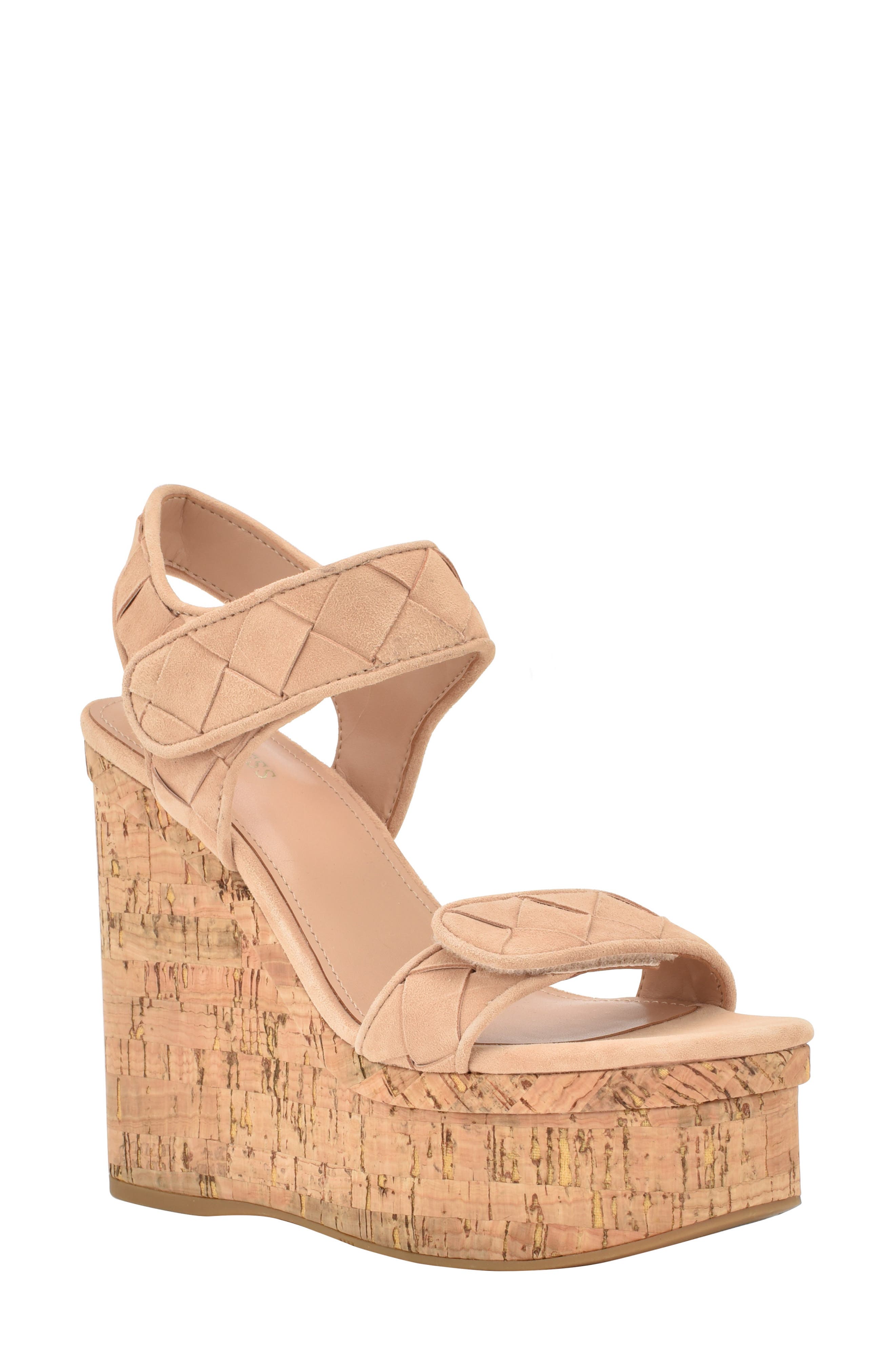 GUESS Cataline Slingback Platform Wedge Sandal, Main, color, 