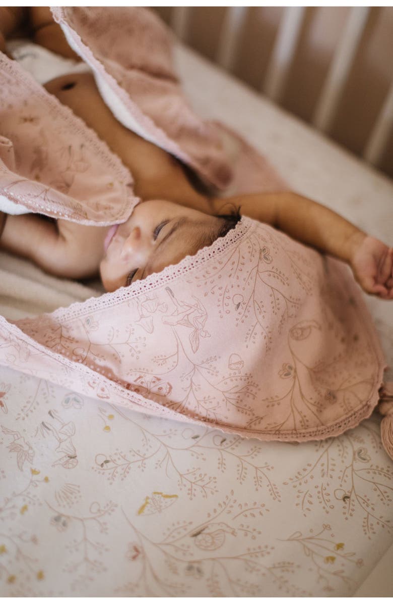 Pehr Hooded Towel, Alternate, color, Secret Garden