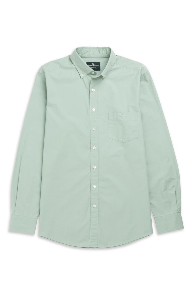 Rodd & Gunn Hendrick Cotton Button-Down Shirt, Alternate, color, Thyme
