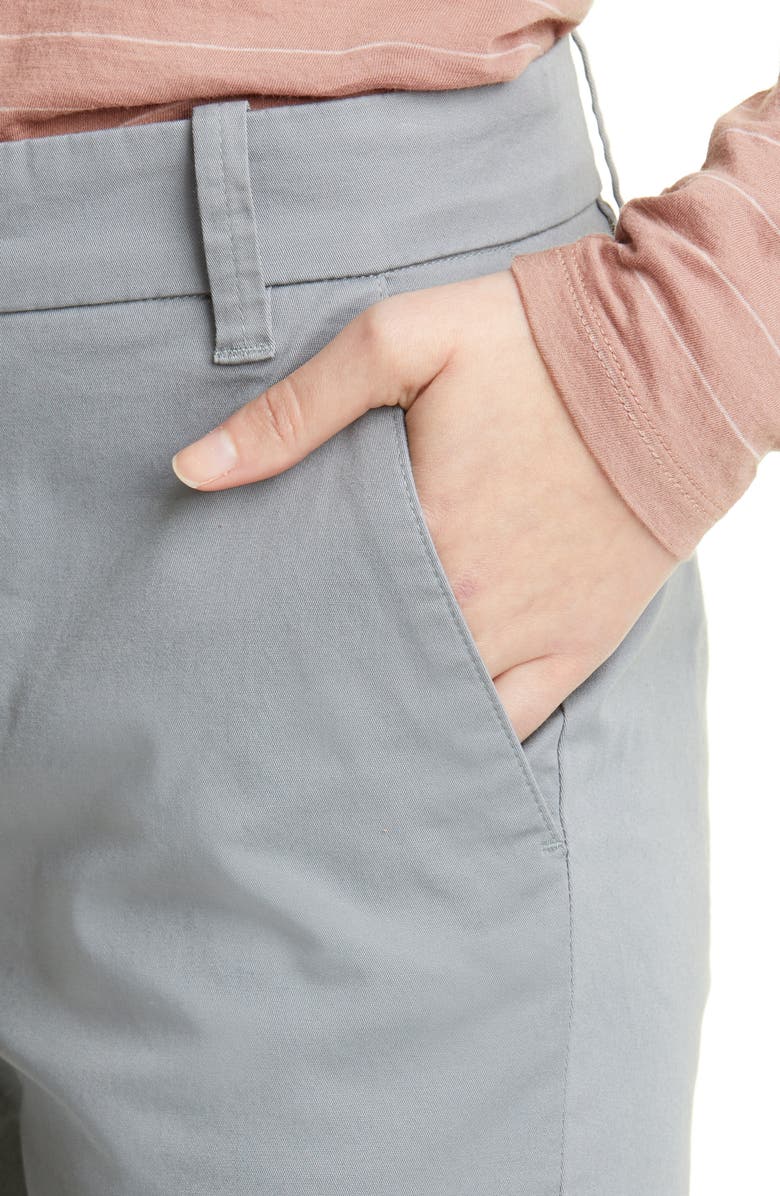 Vince Crop Stretch Cotton Chinos, Alternate, color,