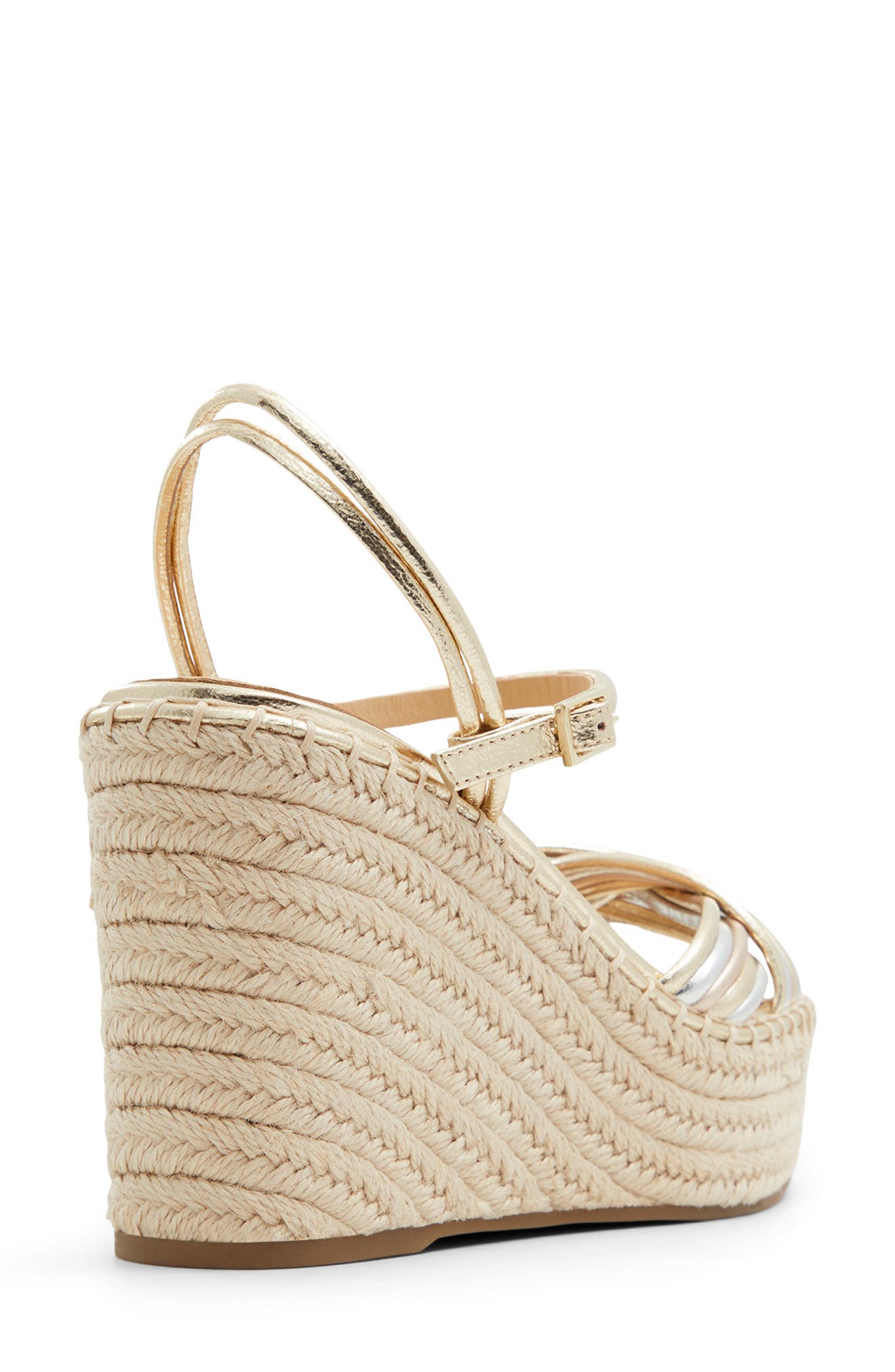 Amalia Espadrille Wedge Sandal, Alternate, color, METALLIC MULTI
