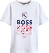 BOSS Kidswear Kids' Short Sleeve Logo Graphic T-Shirt