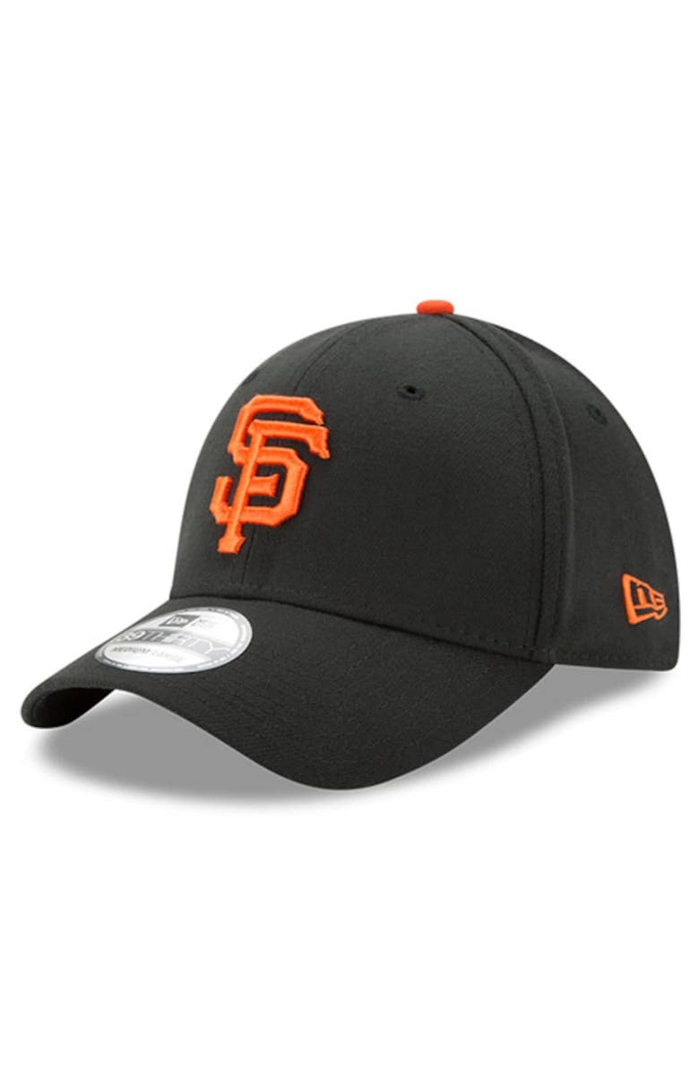 New Era Men's New Era Black San Francisco Giants Team Classic 39THIRTY Flex Hat, Main, color, 