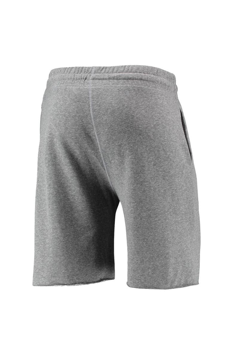 CONCEPTS SPORT Men's Concepts Sport Gray Cincinnati Reds Mainstream Terry Tri-Blend Shorts, Alternate, color,