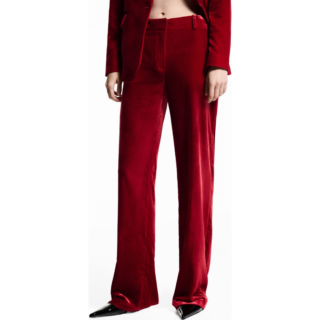 Mango Rubi Velvet Trousers